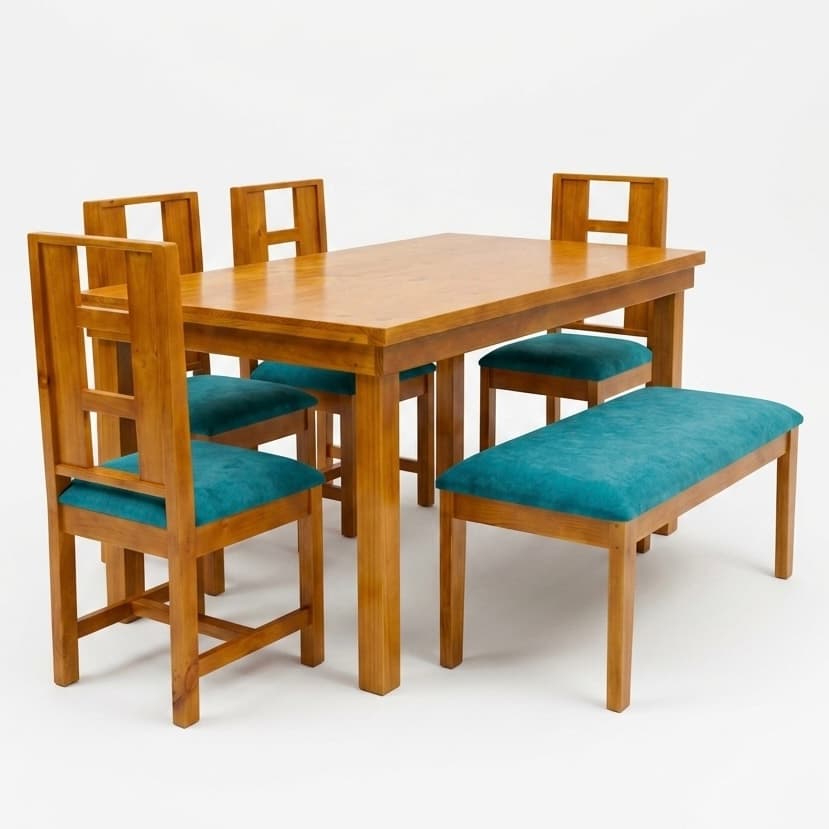 Comedor Olivia 4 plazas + banca